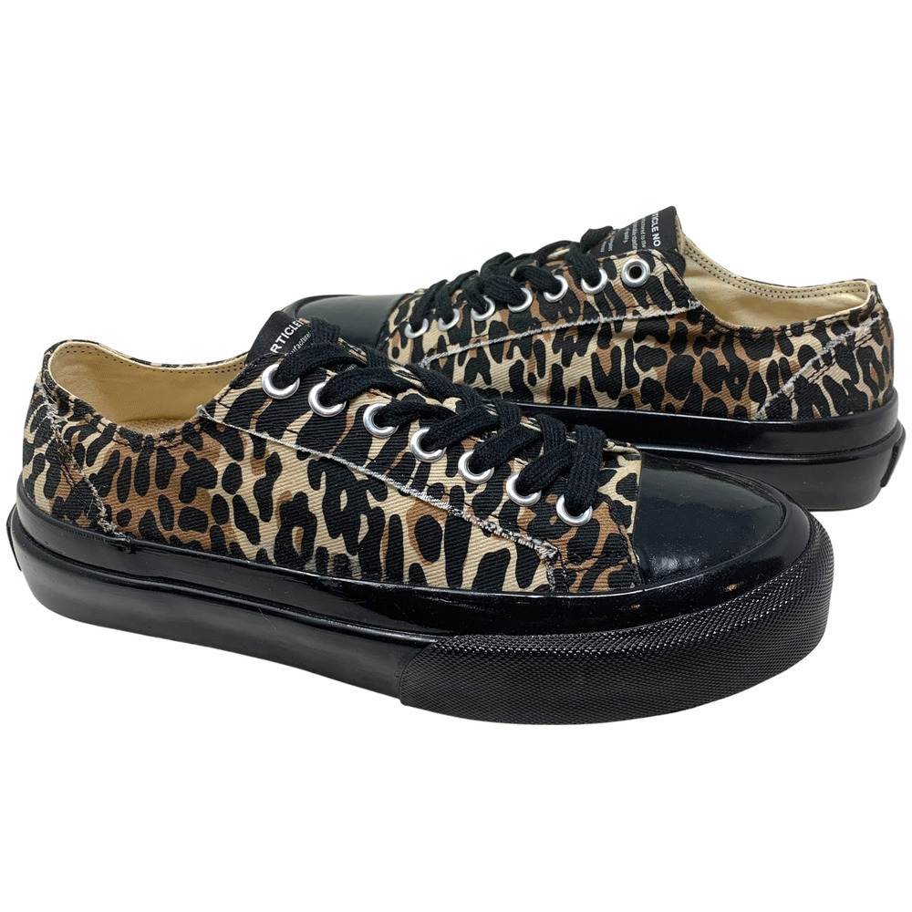 NEW Article No. Fashion Sneakers 1007 Low Top Vulcanized Leopard Print EU Sz 40